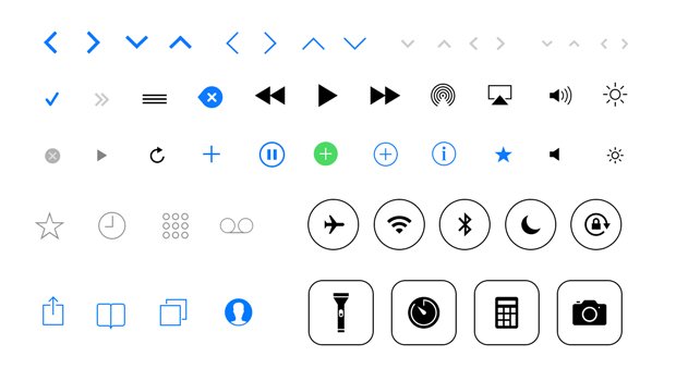 免费iOS 7图标 PSD素材网页图标
